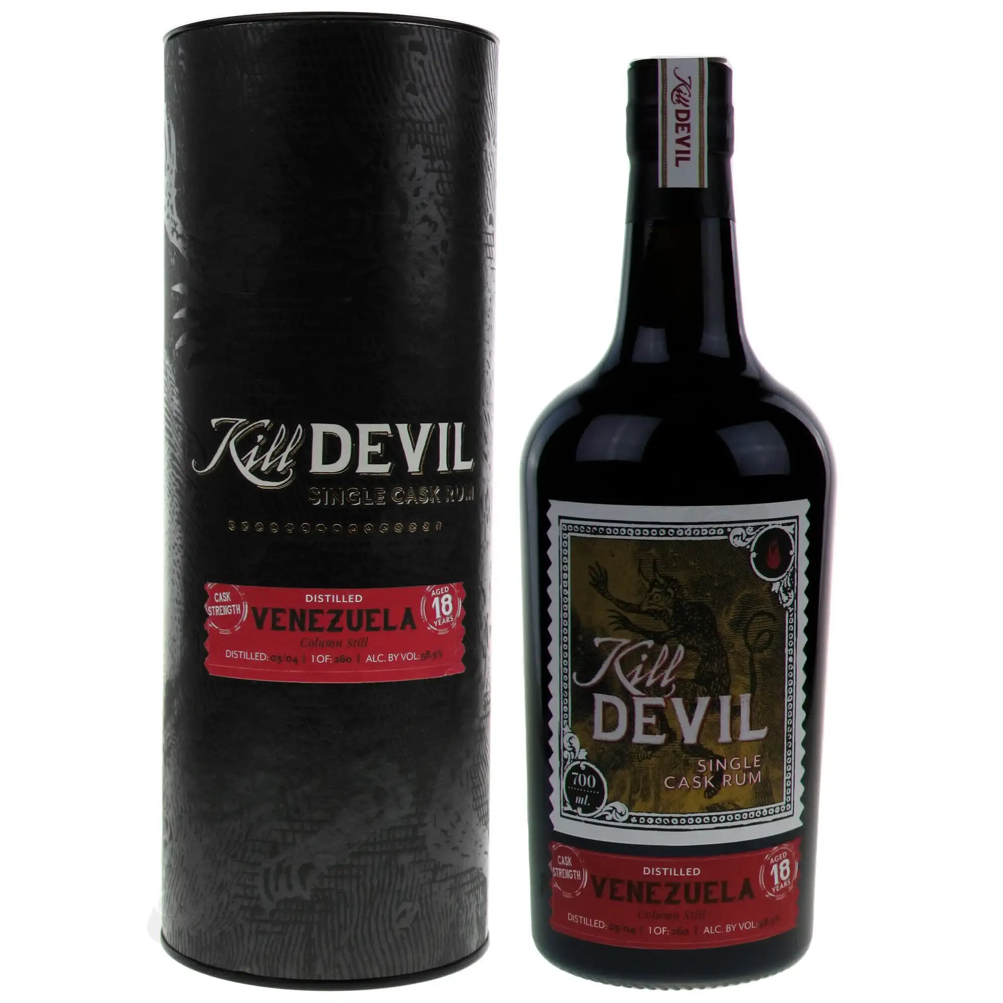 Bottle of Kill Devil Venezuela