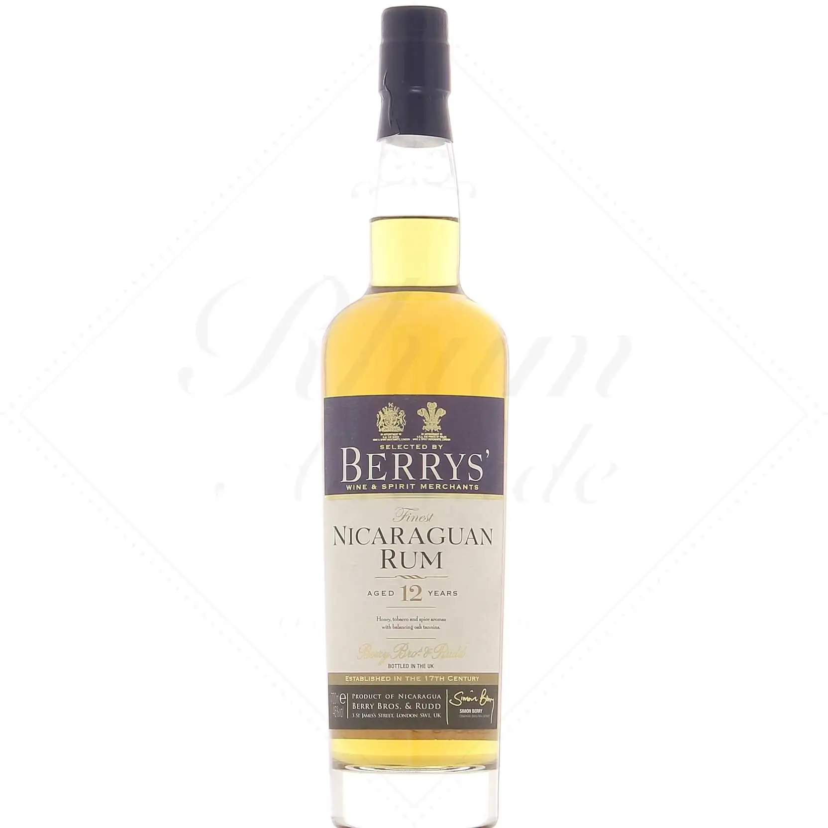 Bottle of Finest Nicaraguan Rum