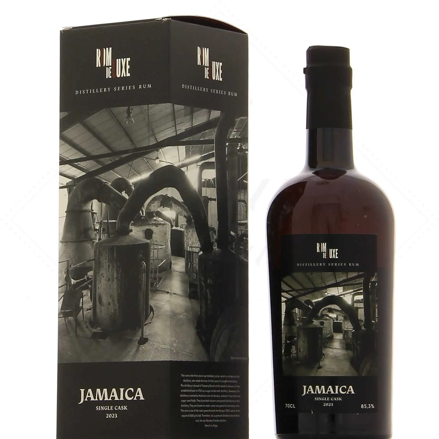 Image of the front of the bottle of the rumDistillery Series Rum No. 1 TECC
