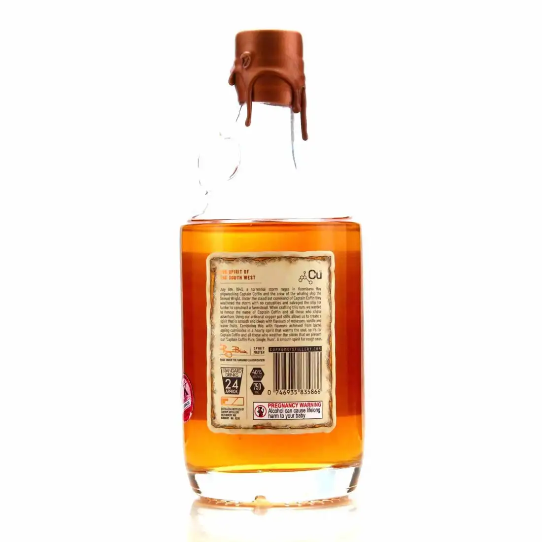 Hochauflösendes Bild der Flasche
