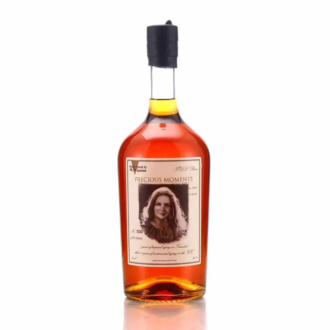 Image of the front of the bottle of the rumPrecious Moments