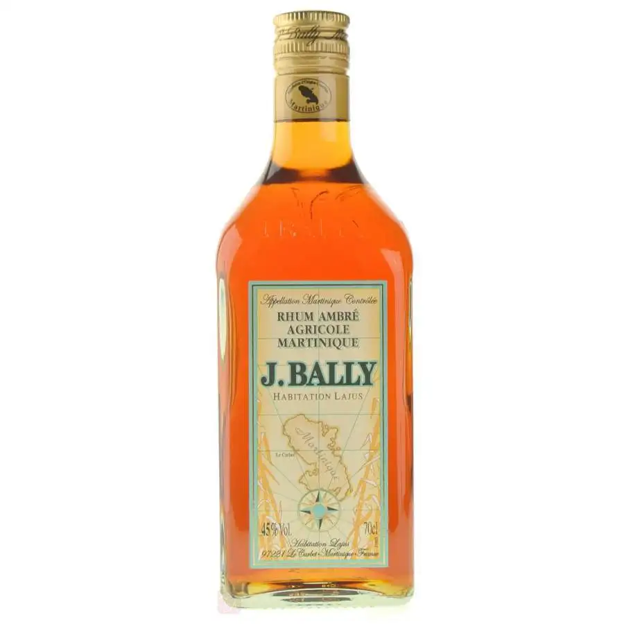 Image of the front of the bottle of the rumRhum Ambré