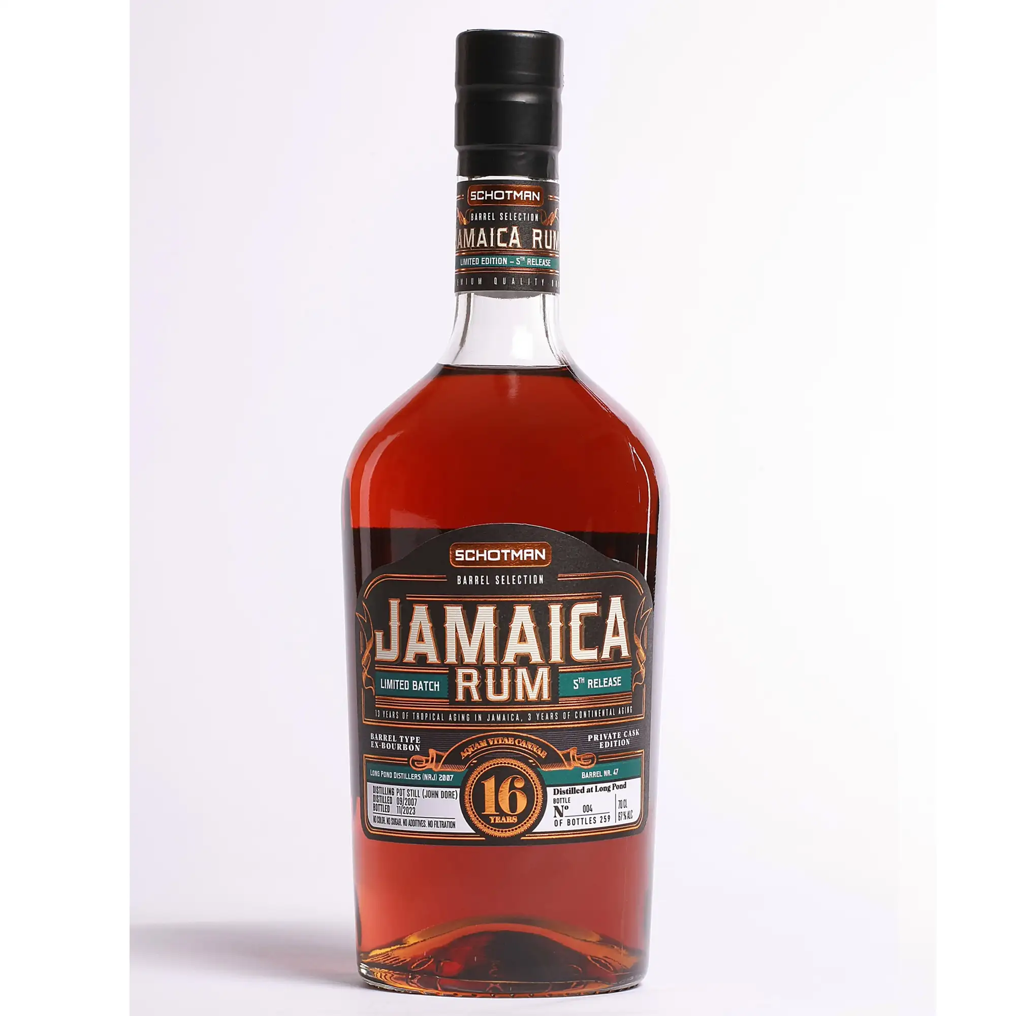 Image of the front of the bottle of the rum Jamaica Rum Limited Batch (5th Release) ITP