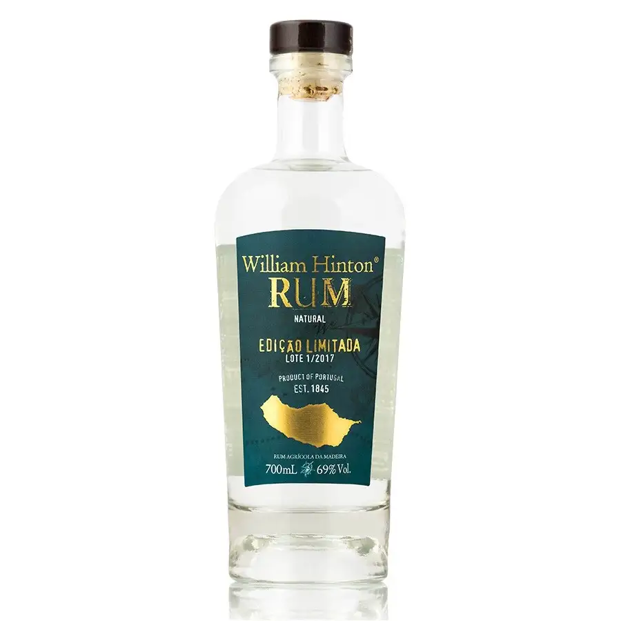 Image of the front of the bottle of the rum White