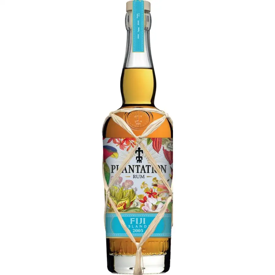 Image of the front of the bottle of the rum Plantation Fiji One-Time
