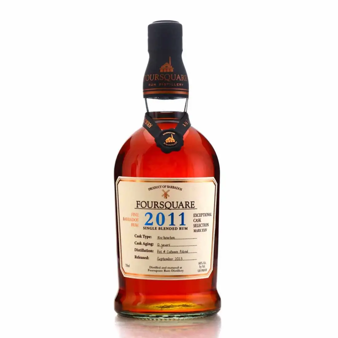 Image of the front of the bottle of the rum Exceptional Cask Selection XXIV
