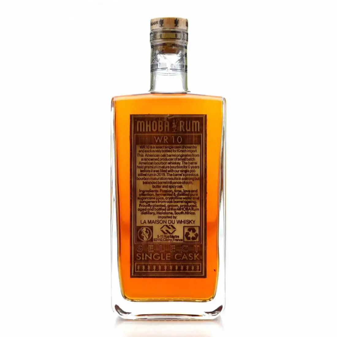 Hochauflösendes Bild der Flasche