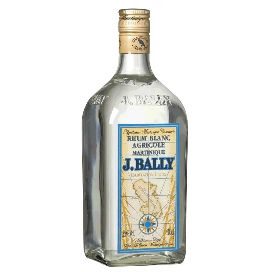 Image of the front of the bottle of the rumBlanc