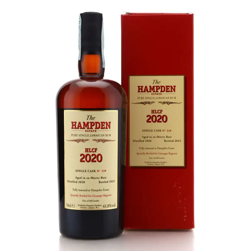 Image of the front of the bottle of the rumGiuseppe Begnoni HLCF
