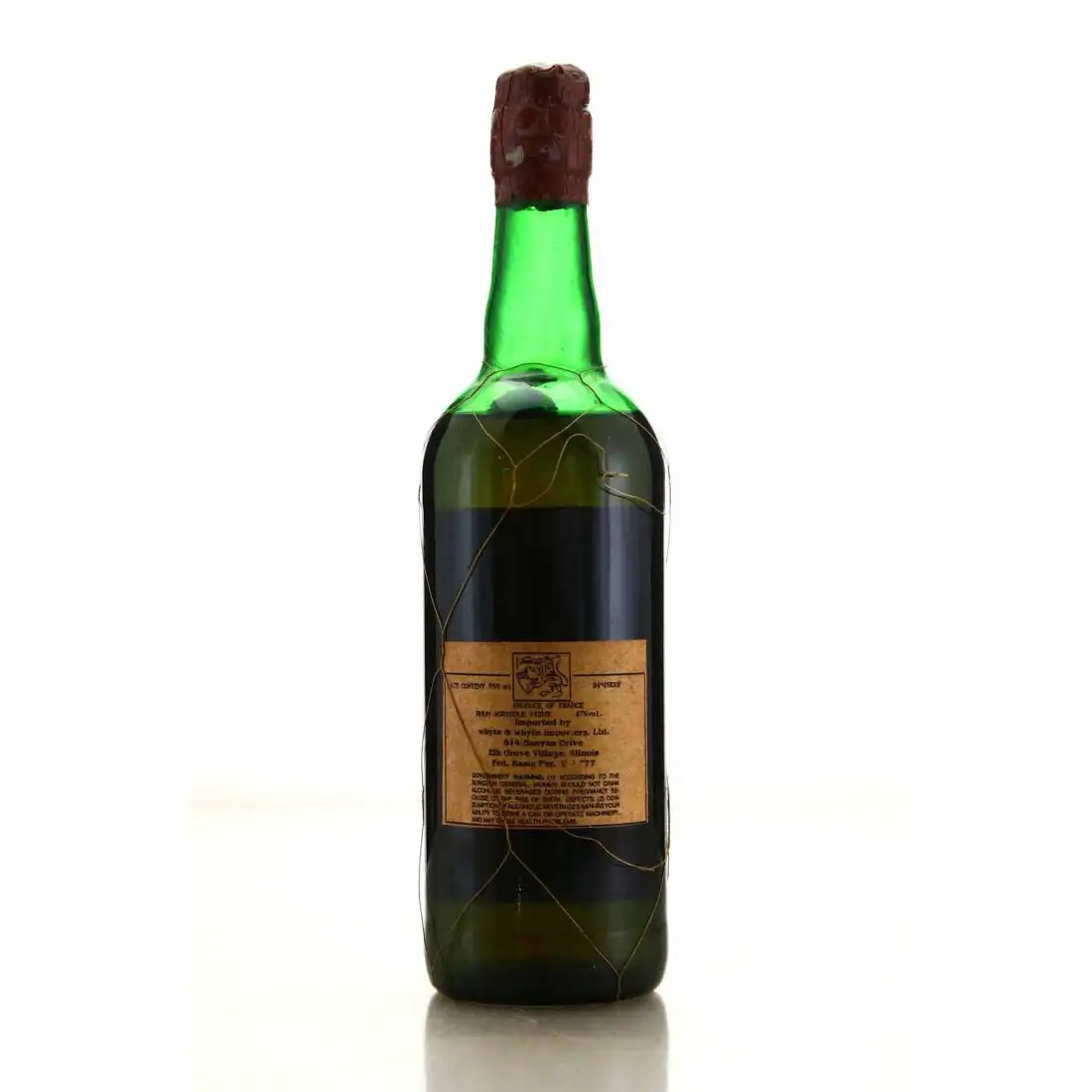 High resolution image of the bottle