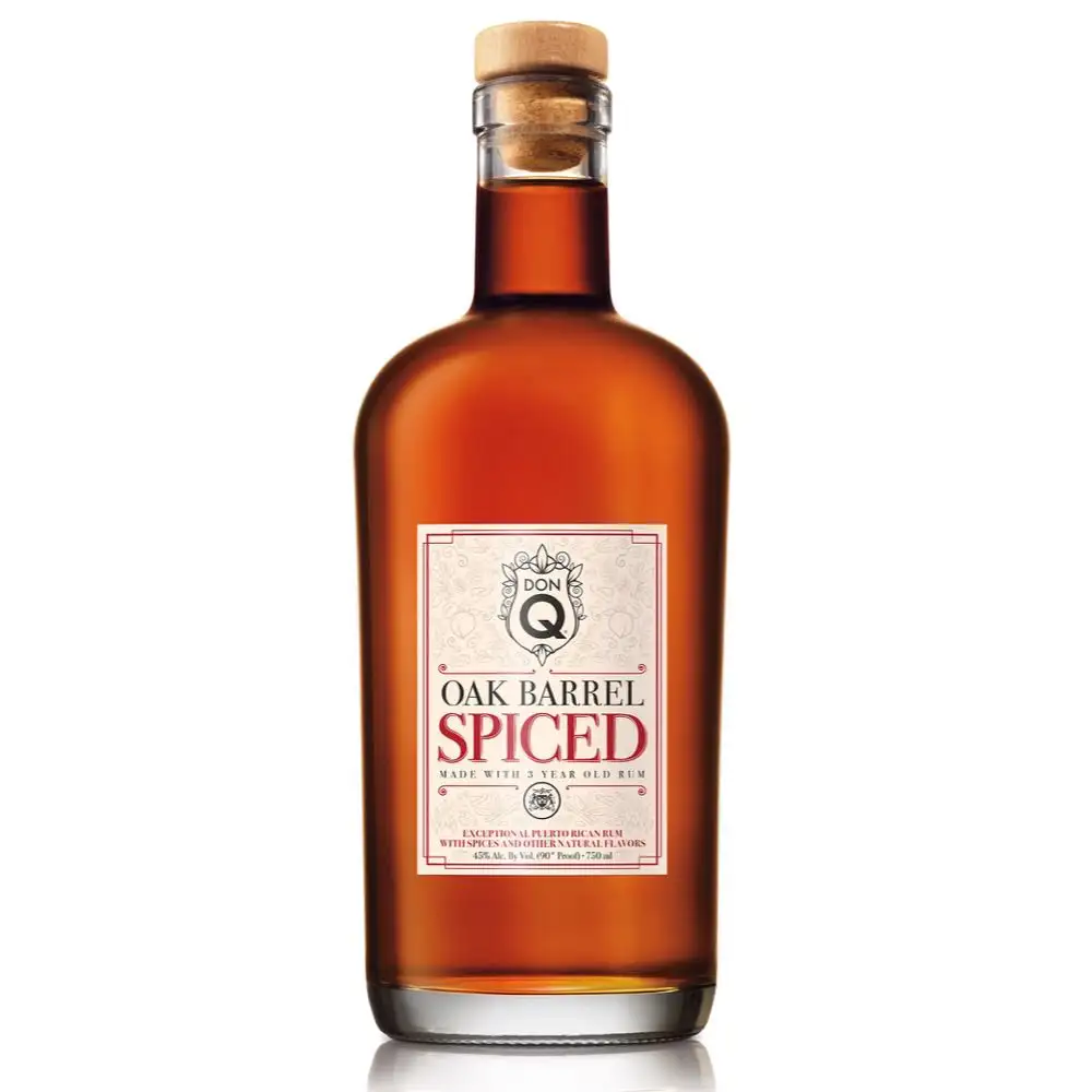 Image of the front of the bottle of the rum Don Q Oak Barrel Spiced