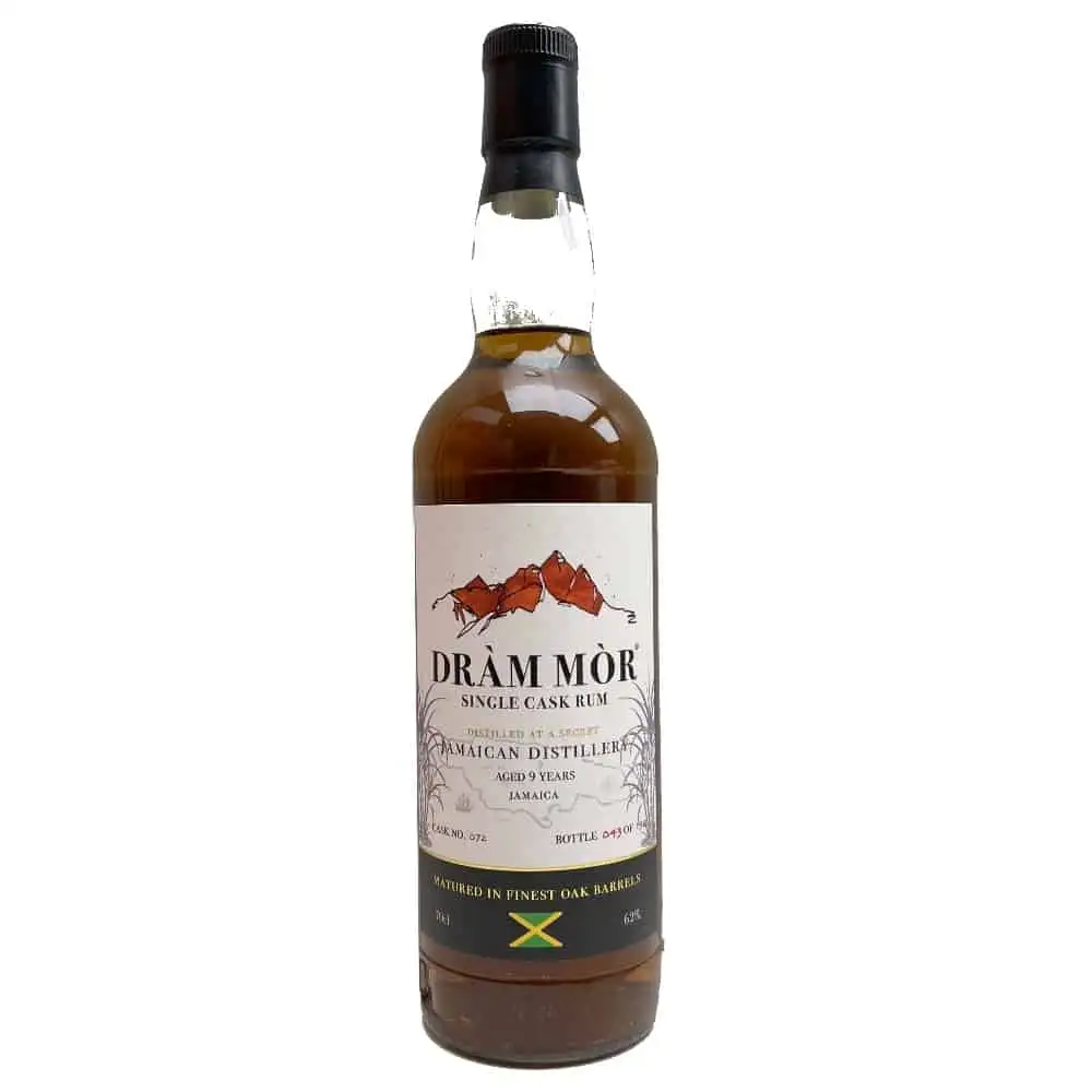 Image of the front of the bottle of the rumSingle Cask Rum