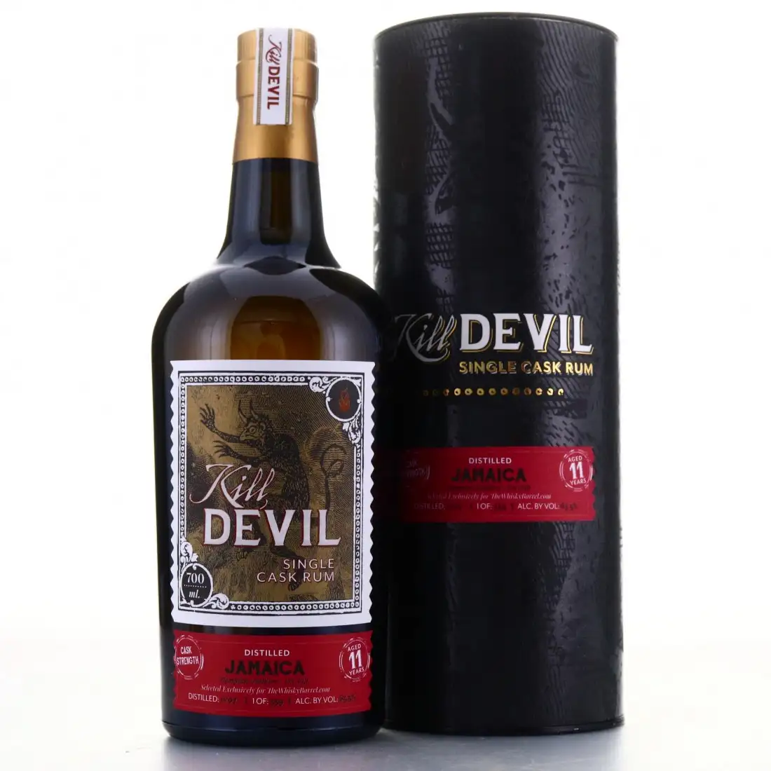 Image of the front of the bottle of the rum Kill Devil (The Whisky Barrel) C<>H