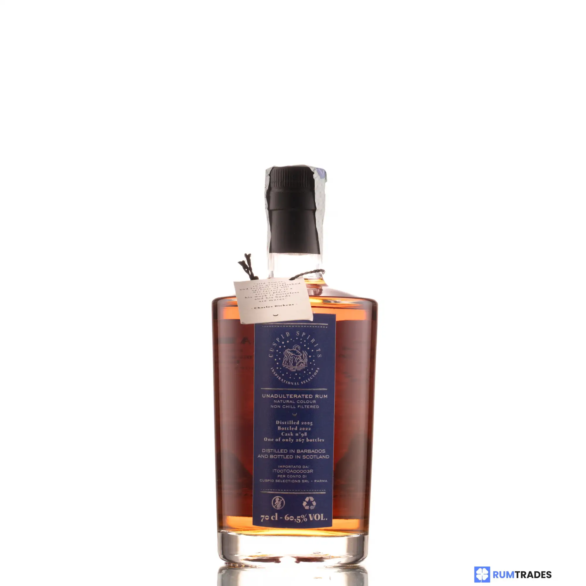 Hochauflösendes Bild der Flasche