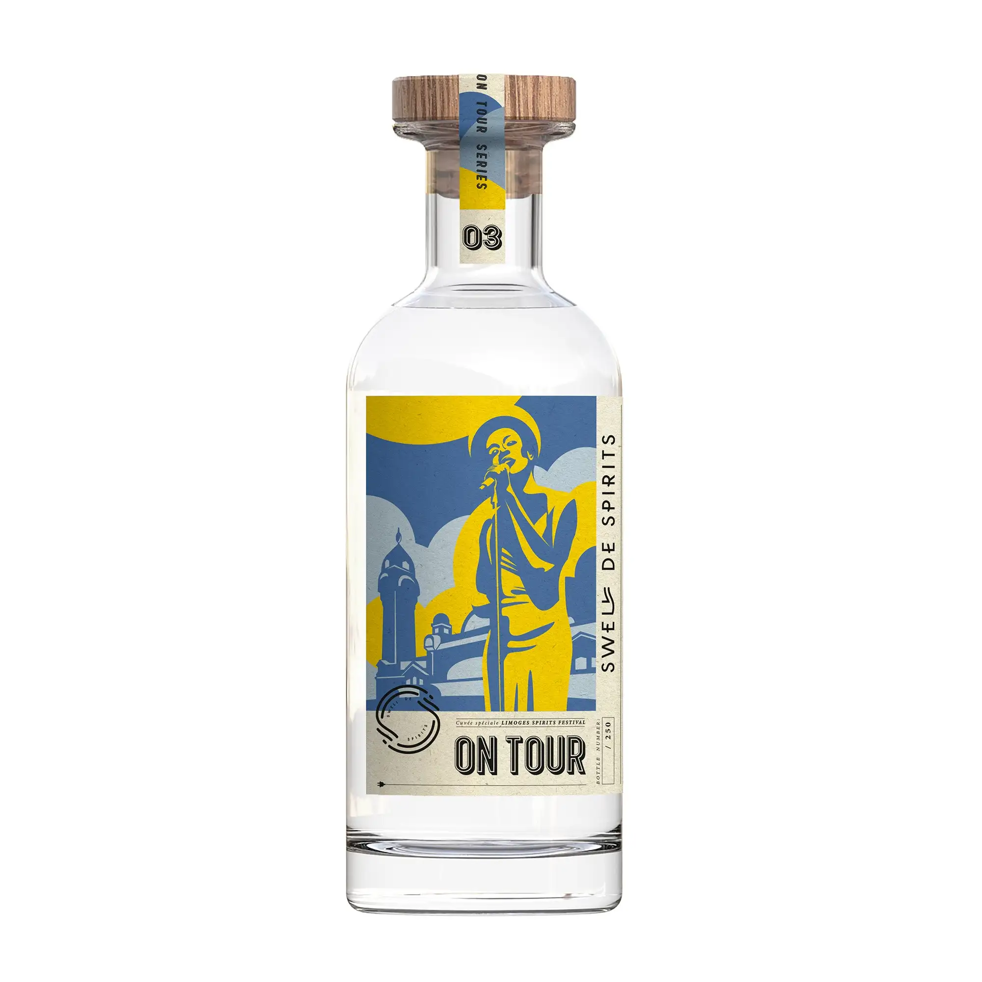Image of the front of the bottle of the rum On Tour 03 (Limoges Spirits Festival)