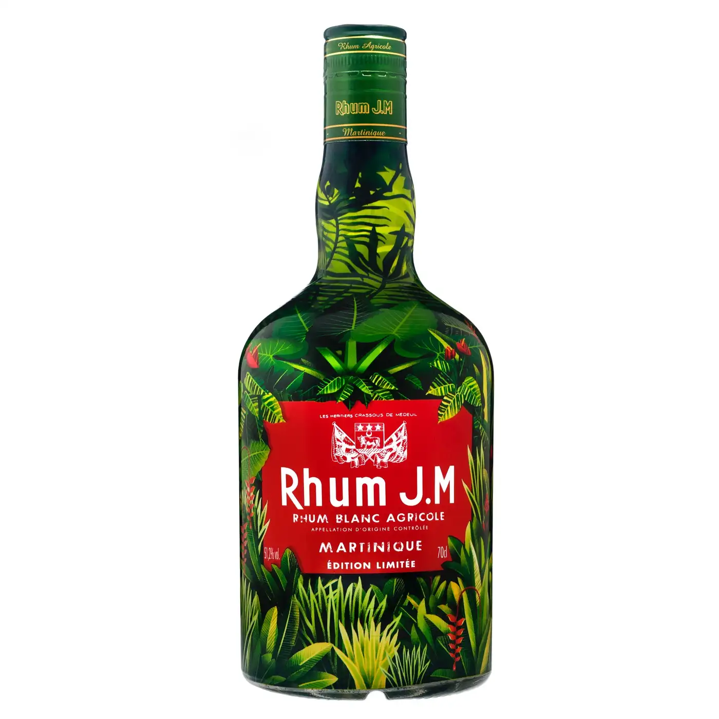 Image of the front of the bottle of the rumJungle Macouba