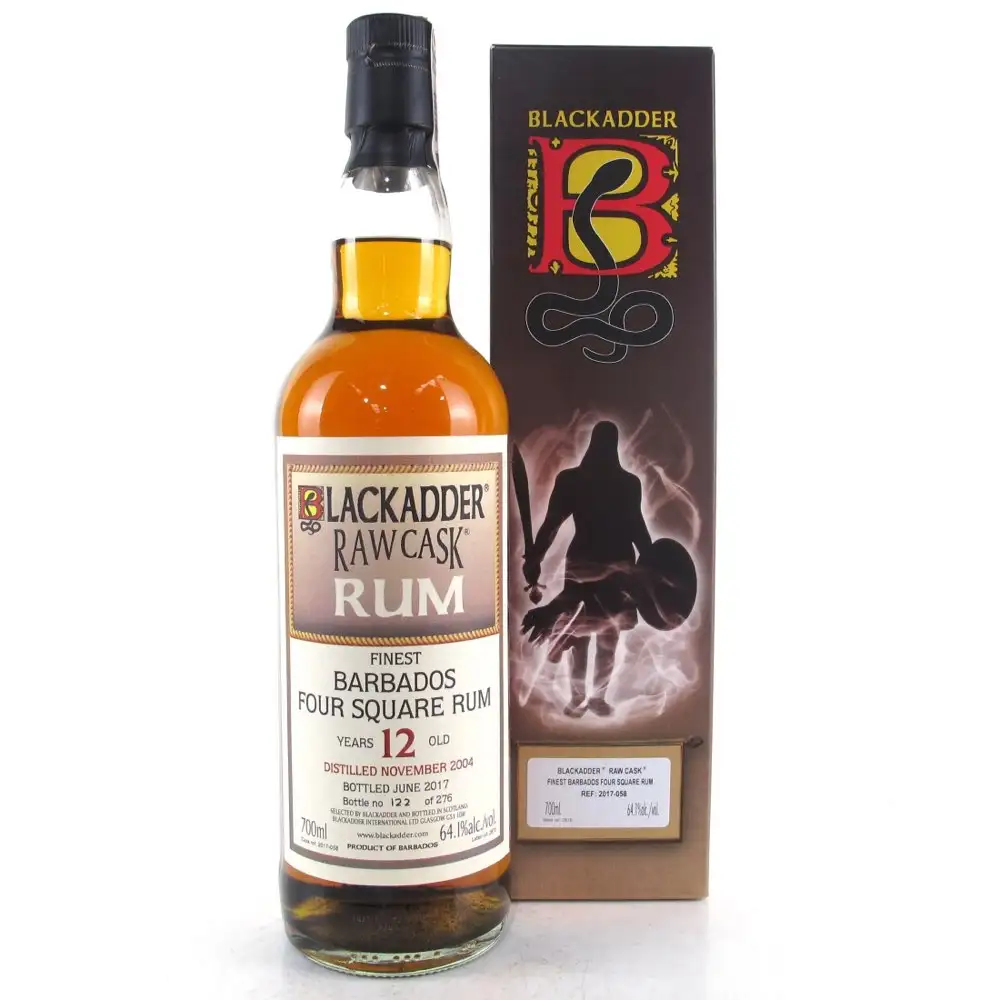 Image of the front of the bottle of the rum Four Square Rum
