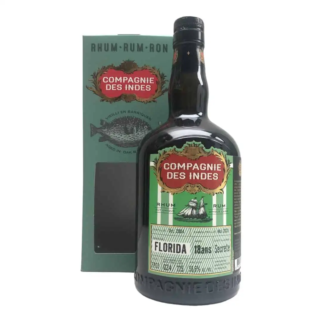 Image of the front of the bottle of the rumFlorida (Whisky and such)