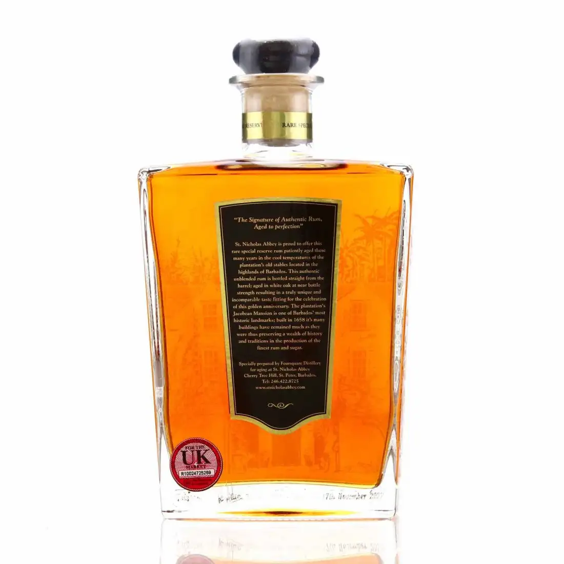 High resolution image of the bottle