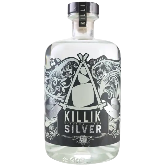Image of the front of the bottle of the rumHandcrafted Silver