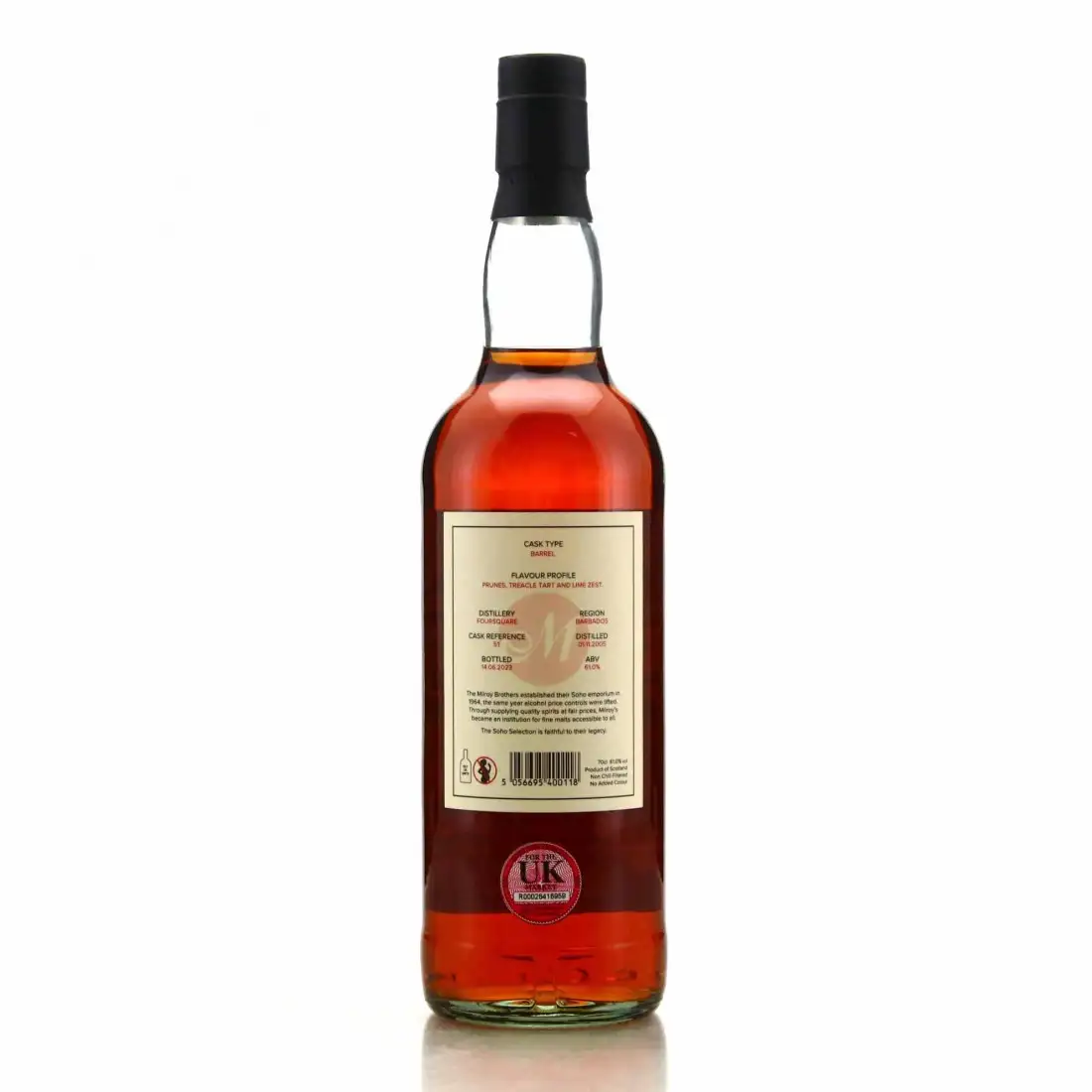 High resolution image of the bottle