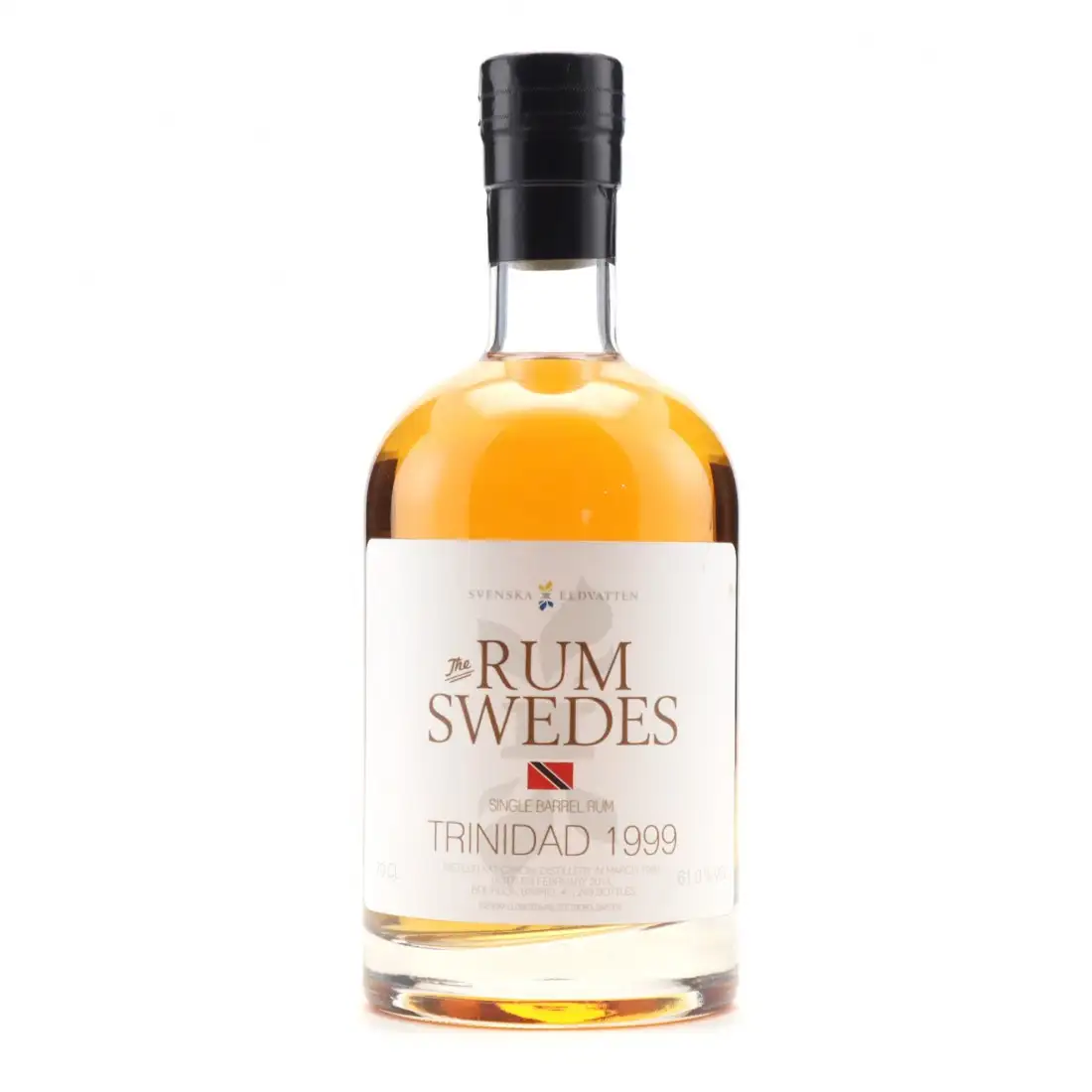 Image of the front of the bottle of the rum The Rum Swedes