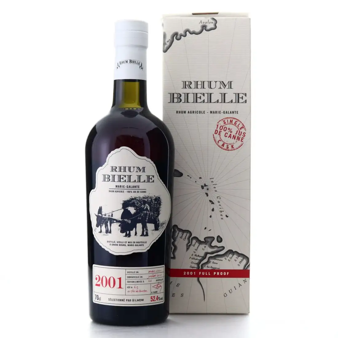 Rhum Ambré BIELLE 44% - 70cl