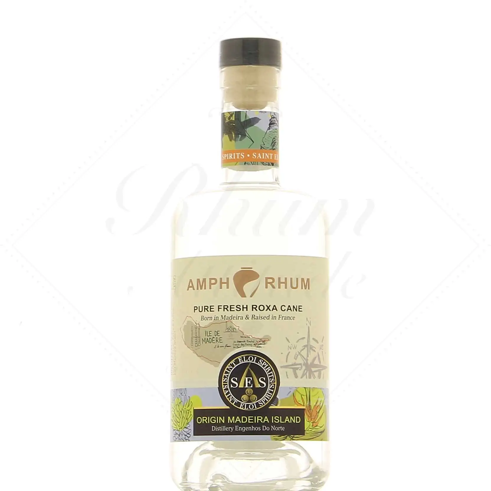 Bottle of Saint Eloi Spirits Engenhos do Norte Rhum Blanc Amphorhum (Pure Fresh Roxa Cane) Origin Madeira Island