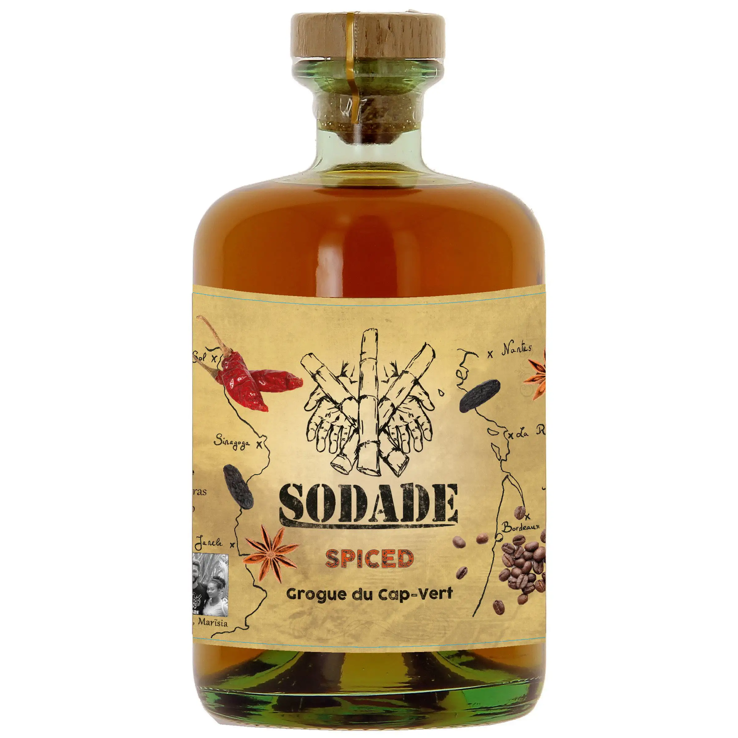 Image of the front of the bottle of the rumSpiced