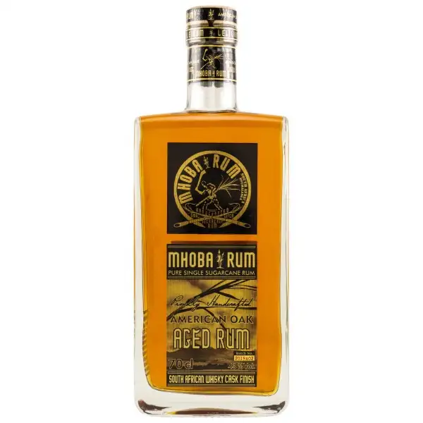 Image of the front of the bottle of the rumAmerican Oak Aged Rum