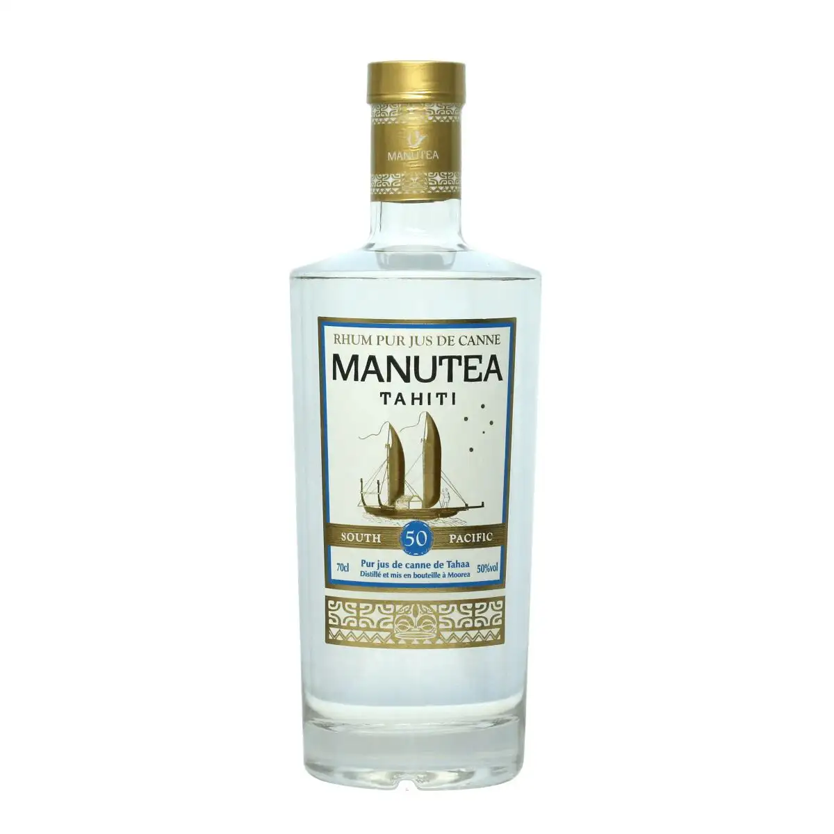 Rhum vanille de tahiti 44 manutea tahiti 70cl