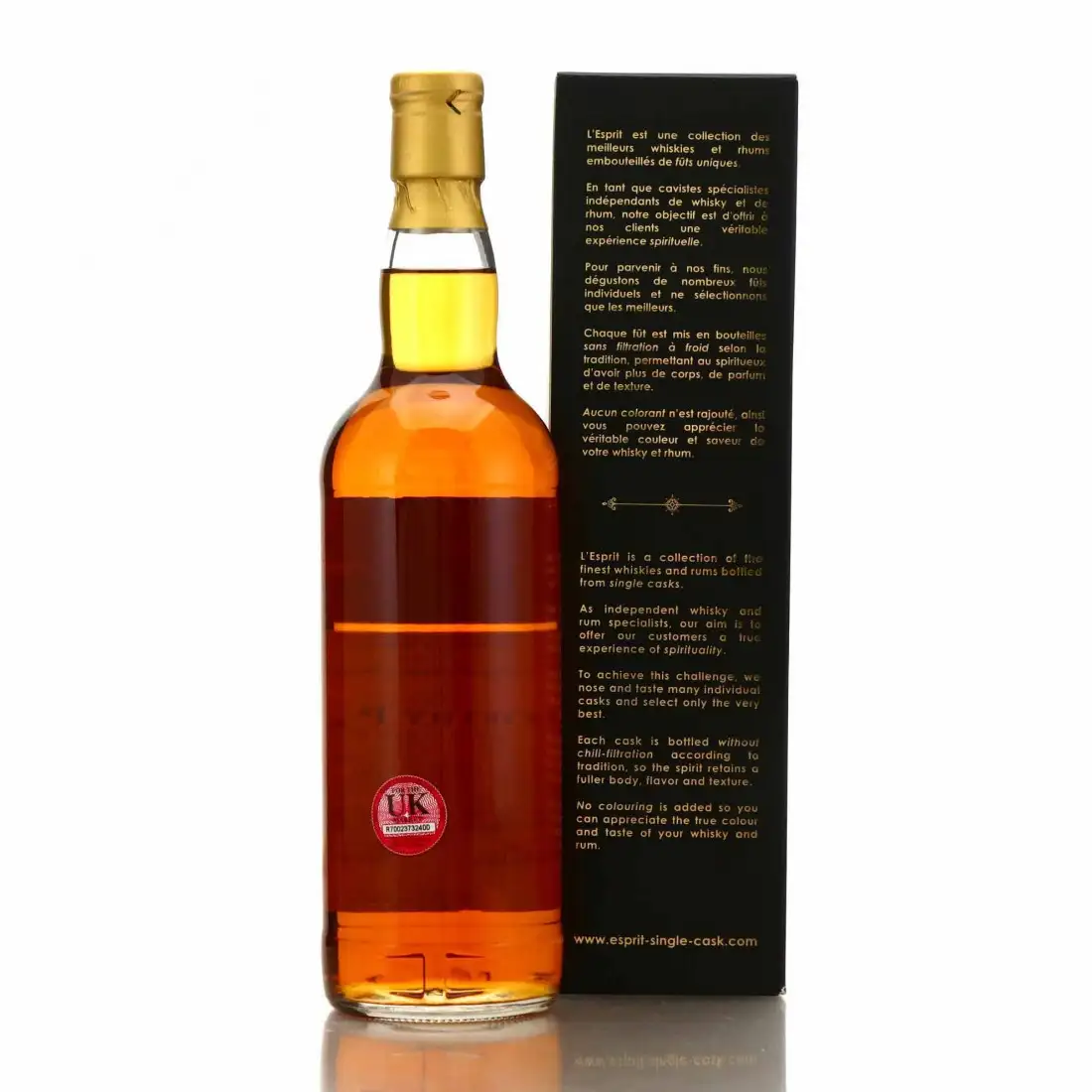 Hochauflösendes Bild der Flasche