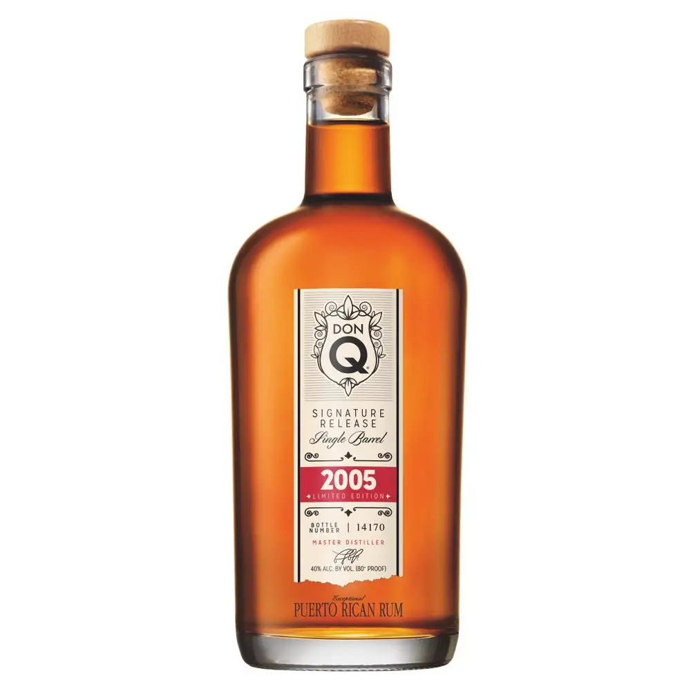 Image of the front of the bottle of the rum Don Q Signature Release