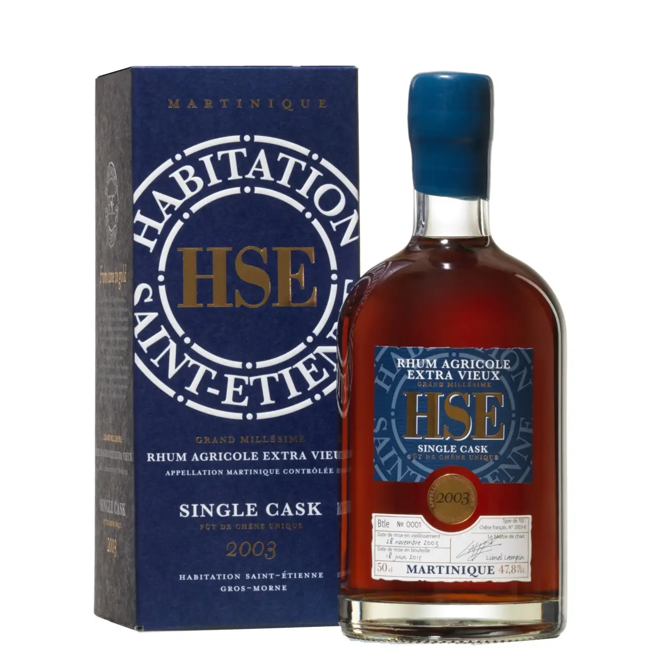 HSE - Brume Cuivrée - Rhum Extra Vieux Agricole