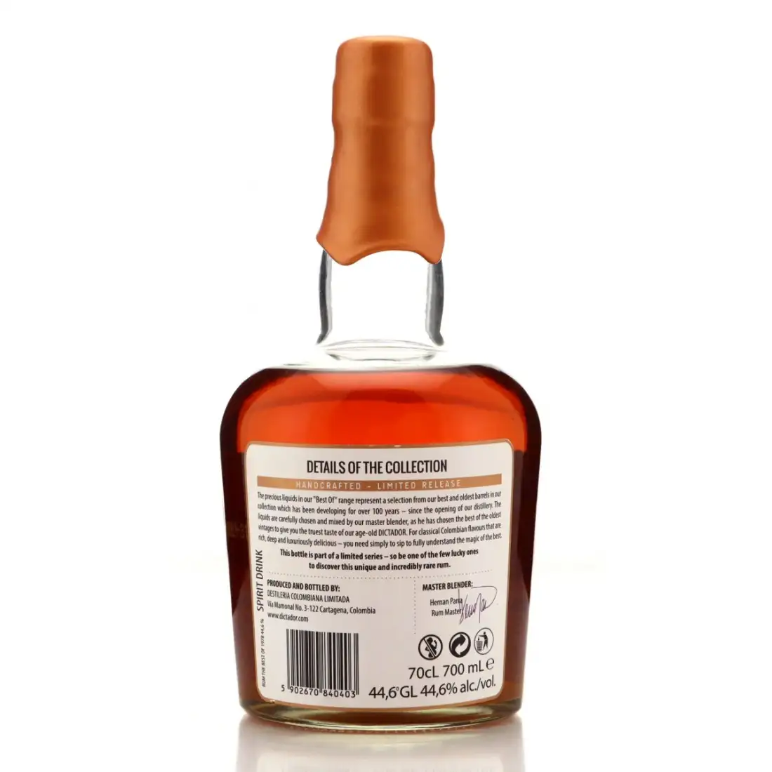 High resolution image of the bottle