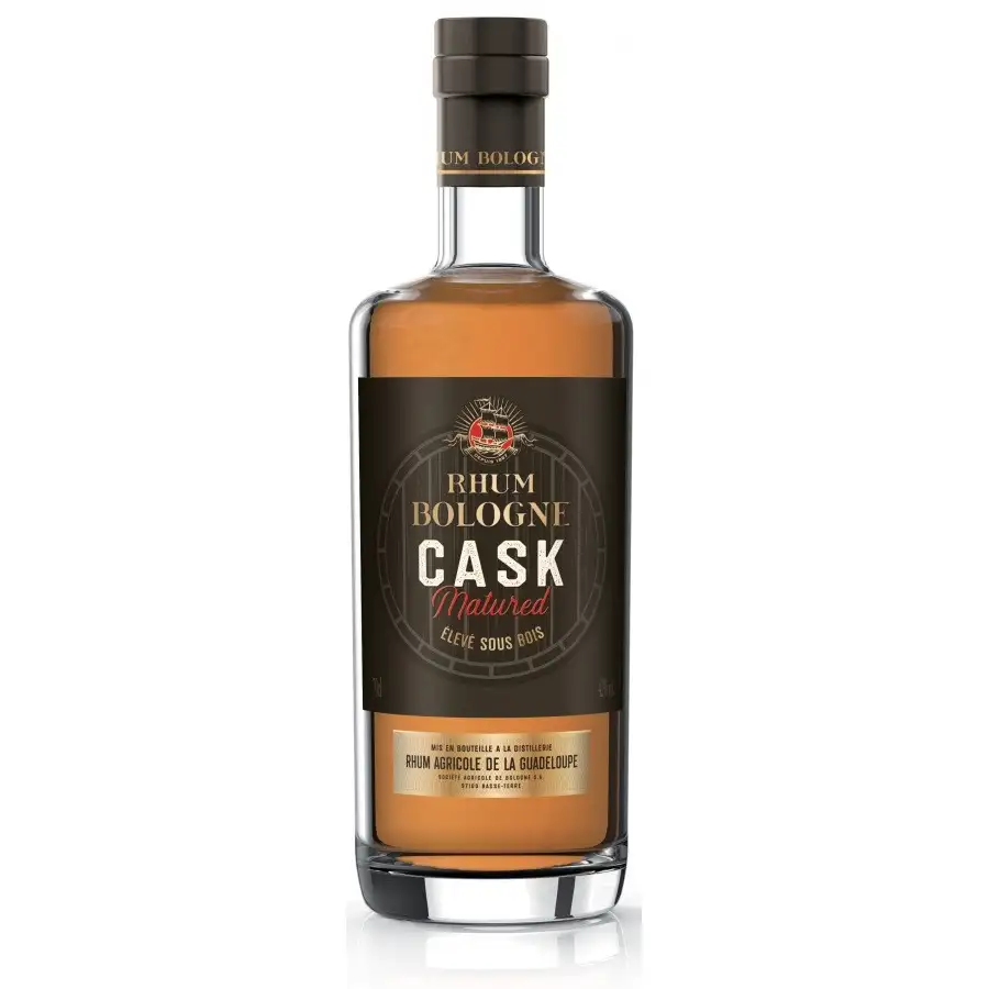 Image of the front of the bottle of the rum Cask Matured Éleve Sous Bois
