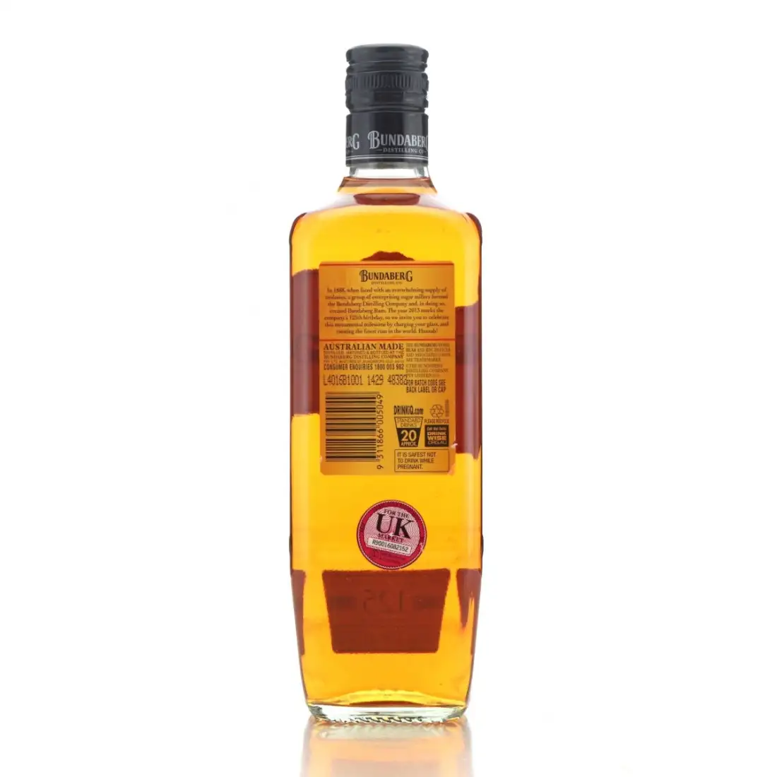 Hochauflösendes Bild der Flasche