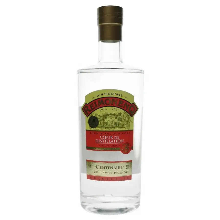 Image of the front of the bottle of the rumCoeur de Distillation - Centenaire