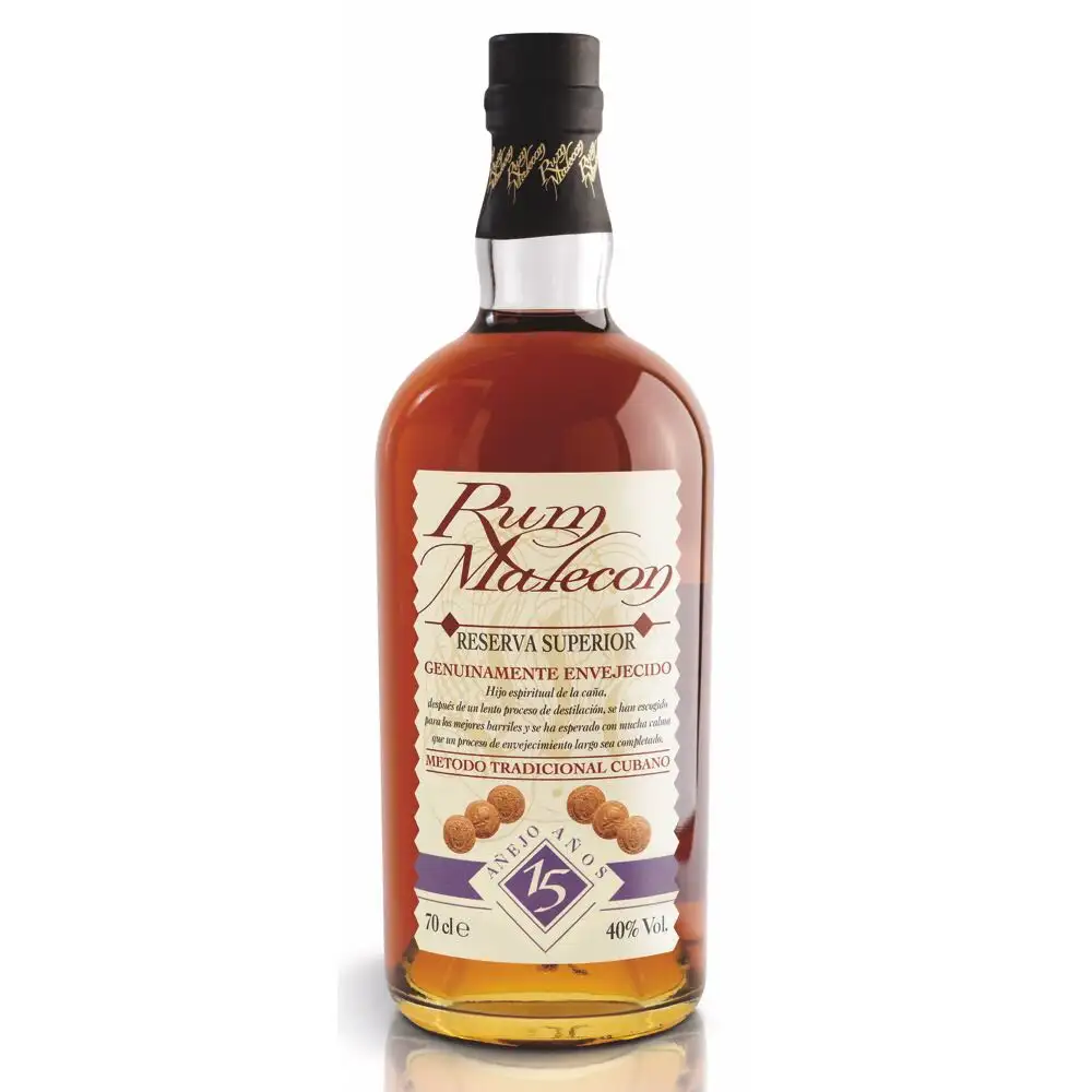 Image of the front of the bottle of the rum15 Years - Reserva Superior