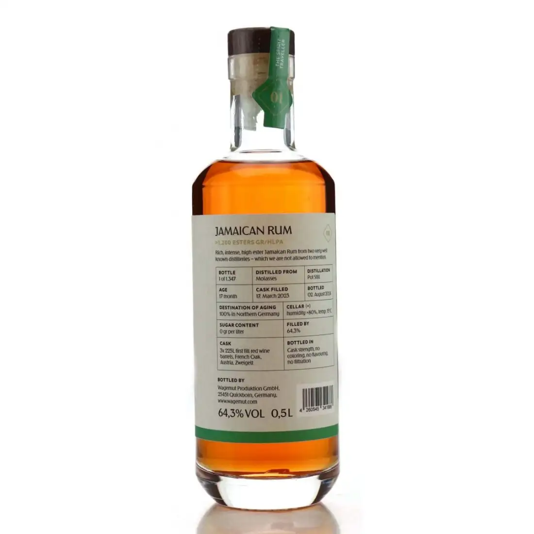 High resolution image of the bottle
