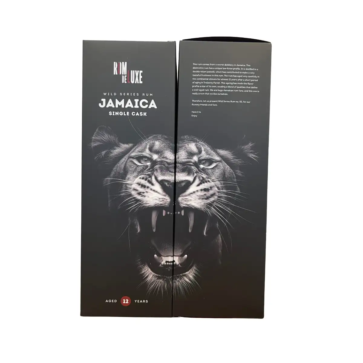 Image of the front of the bottle of the rumWild Series Rum Jamaica MJH3