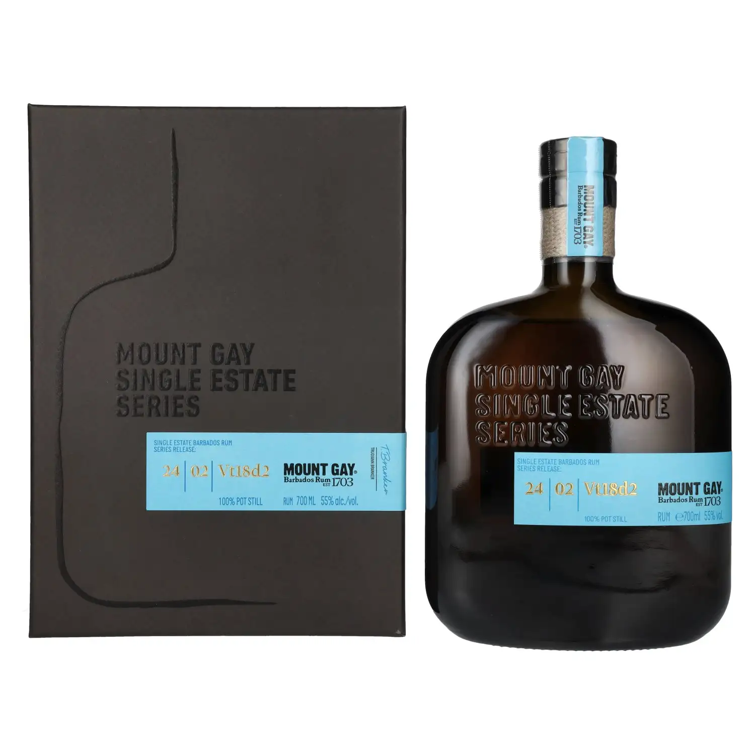 Image of the front of the bottle of the rumSingle Estate Series Release 24 | 02 | Vt18d2
