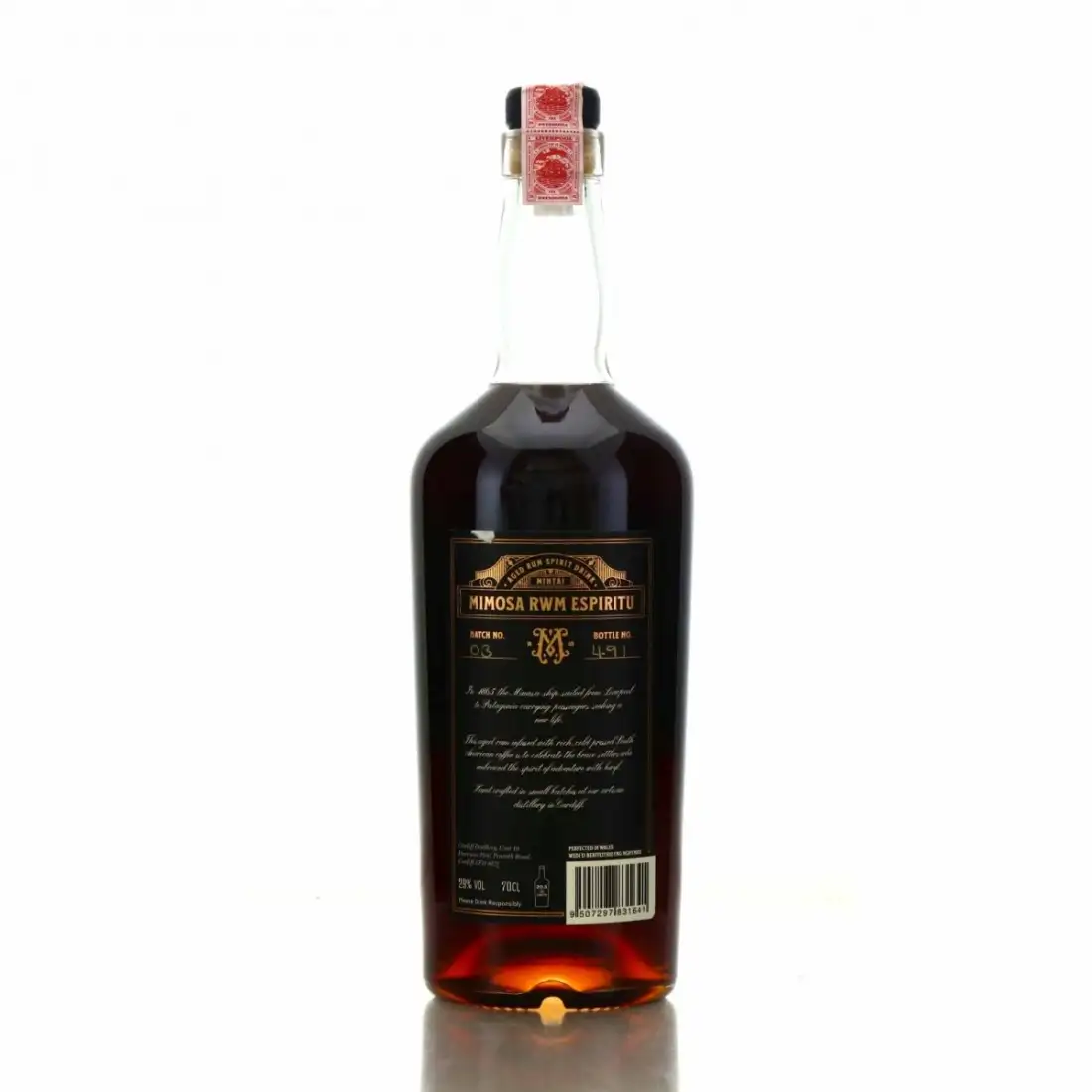 Hochauflösendes Bild der Flasche