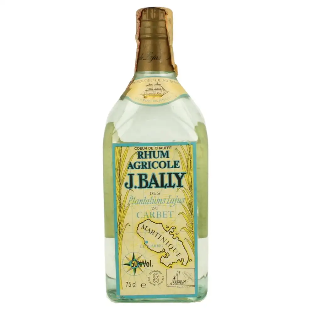 Image of the front of the bottle of the rumBlanc Plantation Lajus du Carbet