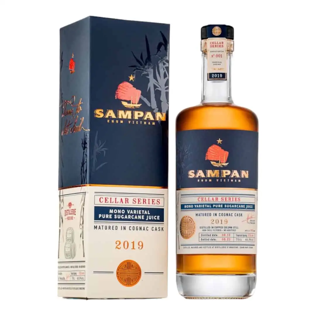 Bottle of Distillerie d’Indochine Sampan Cellar Series (Cognac Cask)