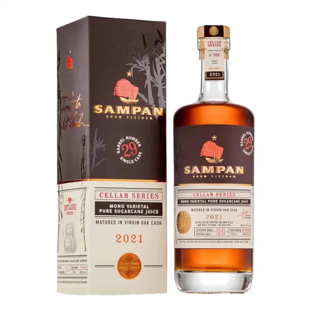 Bottle of Distillerie d’Indochine Sampan Cellar Series (Virgin Oak)