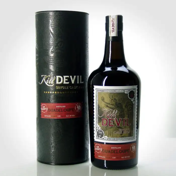 Image of the front of the bottle of the rum Kill Devil Guadeloupe