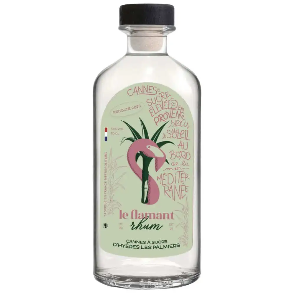 Bottle of le flamant rhum