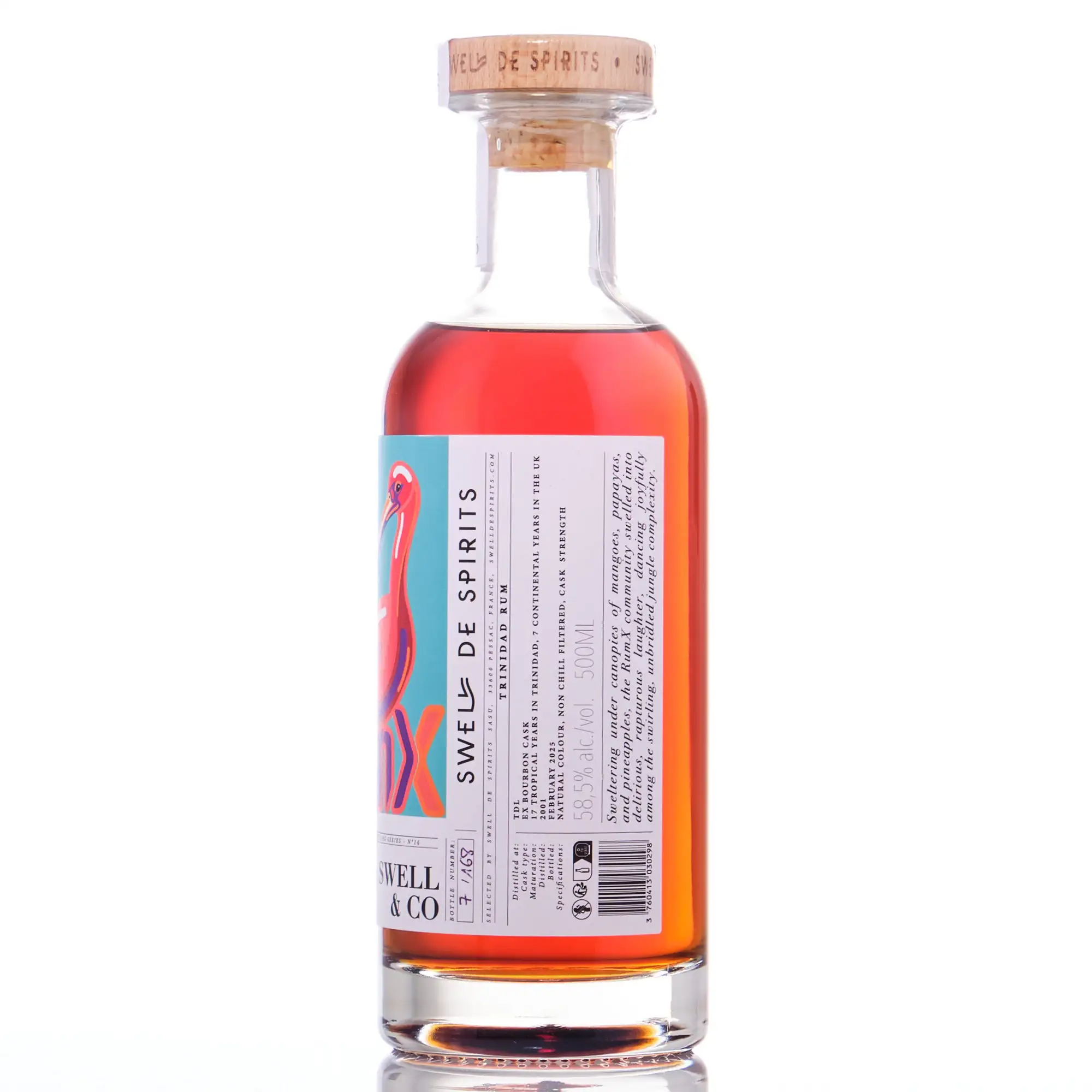 High resolution image of Swell de Spirits T.D.L Swell &amp; Co. (RumX) 2001