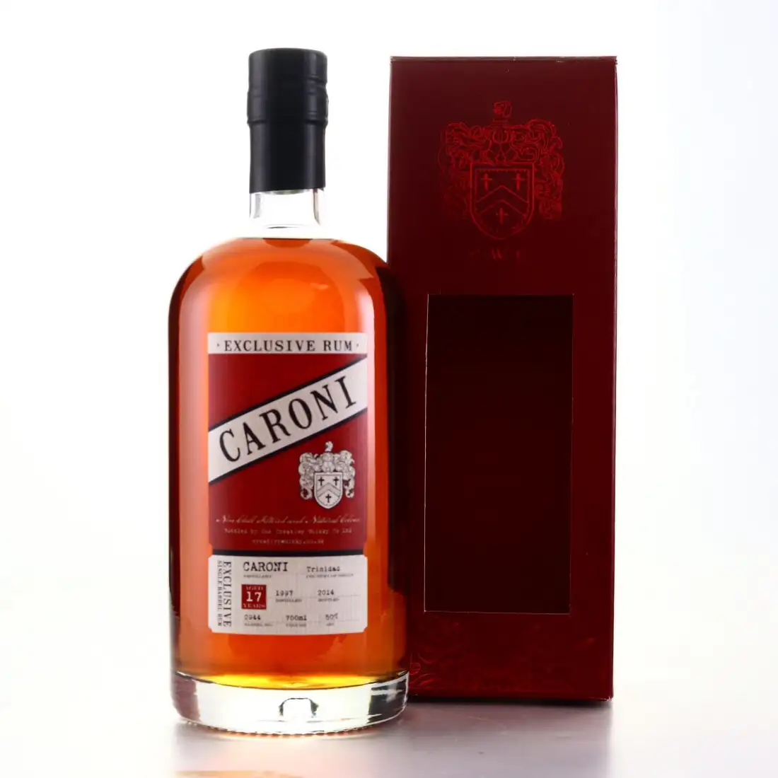 Image of the front of the bottle of the rum Exclusive Single Barrel Rum HTR